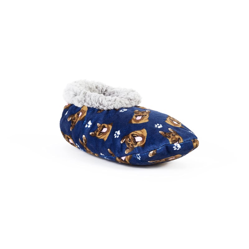 Comfies German Shepherd Super Soft Slippers - E&S Pets - German Shepherd Gifts - Cozy House Slippers - Non Skid Bottom - One Size Fits Most - Sherpa Slipper - Pet Lover Gifts For Men And Women - Image 2